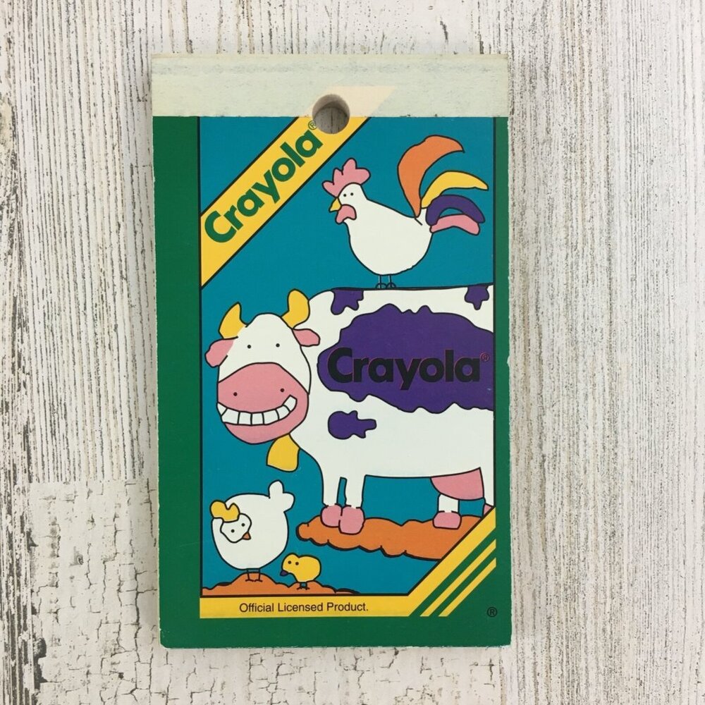 Vintage Crayola Rainbow Tablet Plymouth Small Notepad
